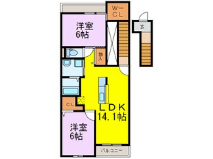 キャッスルバレー加須の物件間取画像